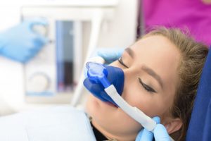 patient who is getting help from a sedation dentist