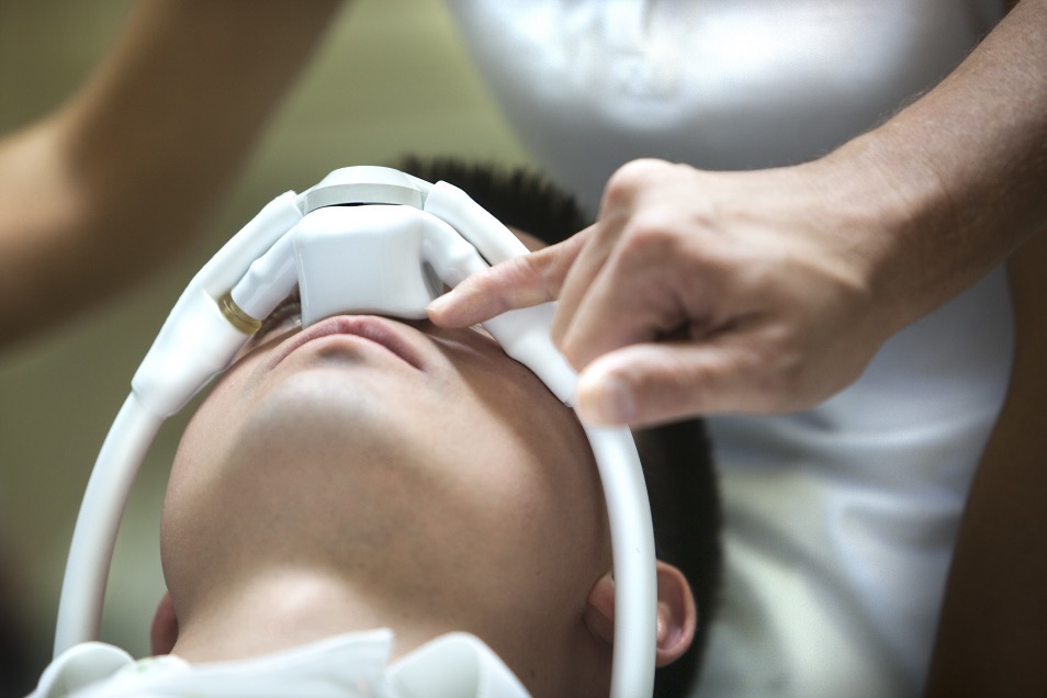 Dental patient getting nitrous oxide